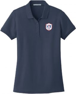 Ladies Classic Pique Polo, River Blue Navy